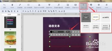 翻页书制作软件制作产品目录时如何添加动态字体
